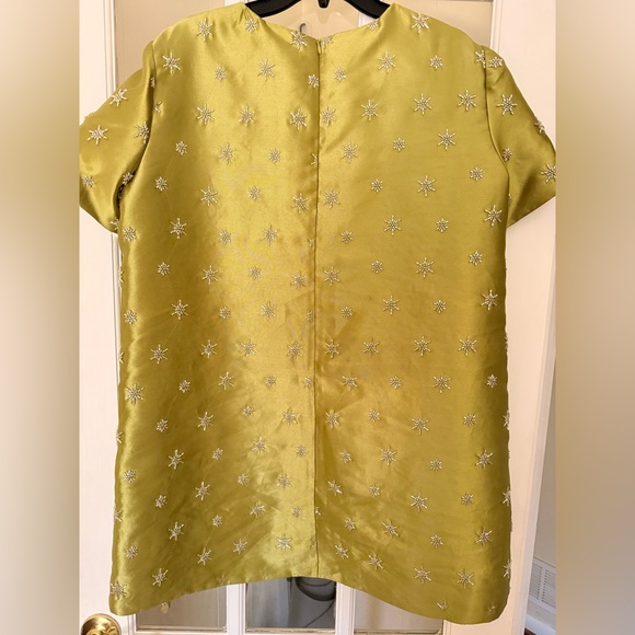 Chelsea & Violet Emerson Swoop Neckline Short Sleeve Embroidered Dress - Picture 5 of 6